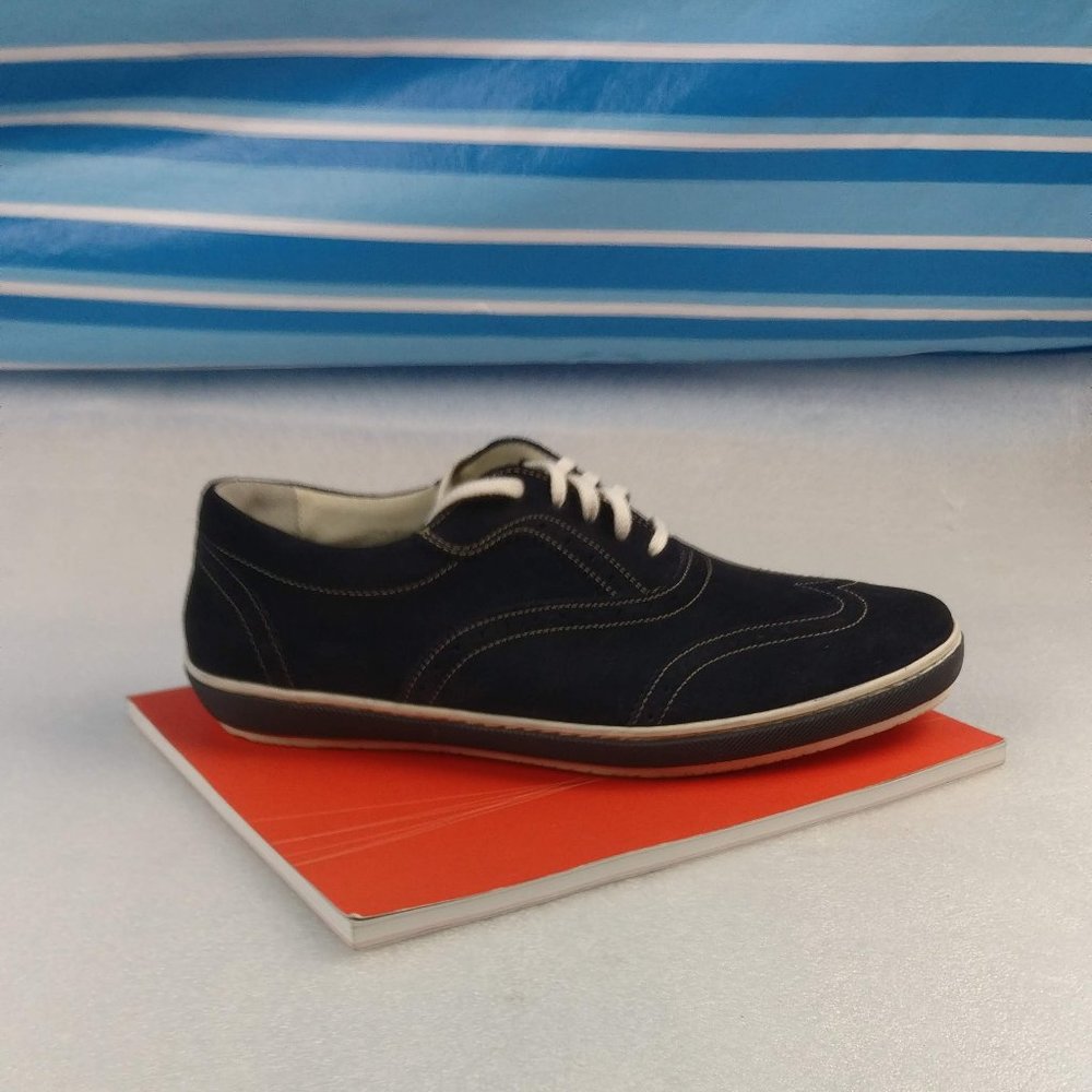 Floris Van Bommel 100%LEATHER WHIP Wingtip OXFORD BizCASUAL PREMIUM SNEAKER